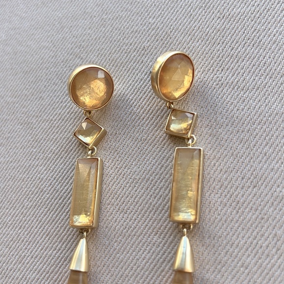 Tory Burch Embellished Linear Earring - Picture 4 of 8